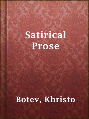 cover image of Satirical Prose